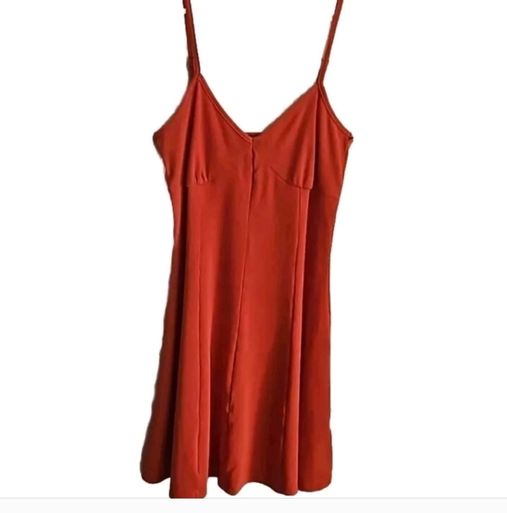 Forever 21 orange tunic top size Large